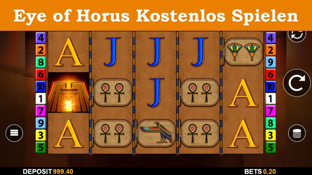 eye of horus kostenlos spielen
