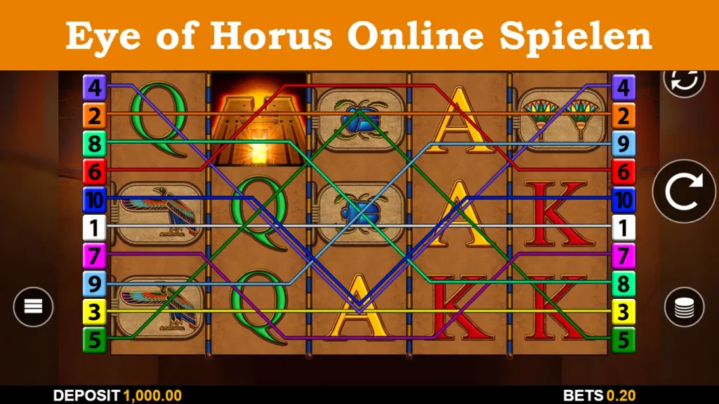 eye of horus online spielen